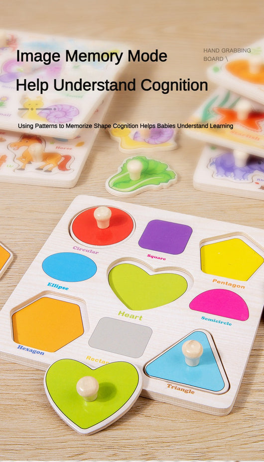 3D Montessori Wooden Puzzle