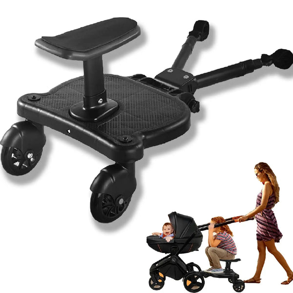 2 in 1 Stroller Ride On Board with Wheels