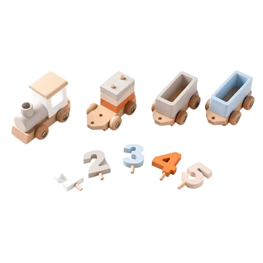 Wooden Train Toy Set