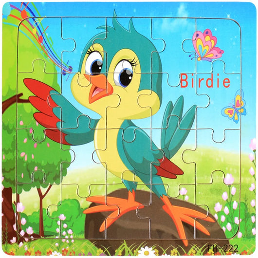 Wooden 3D Puzzle Birdie