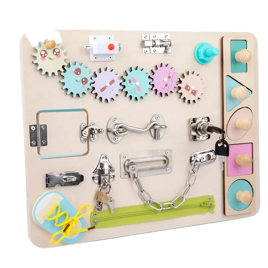 Wooden Montessori Busy Board