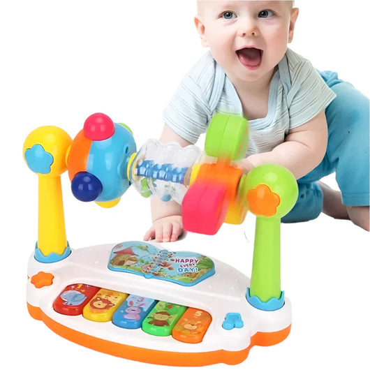 Rotating Music Piano Toy