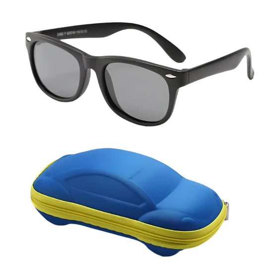 Kids Polarized UV Sunglasses Matte Black