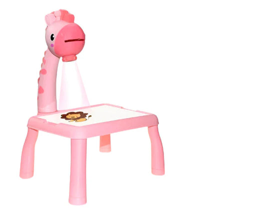 LED Projector Drawing Board Pink Lion