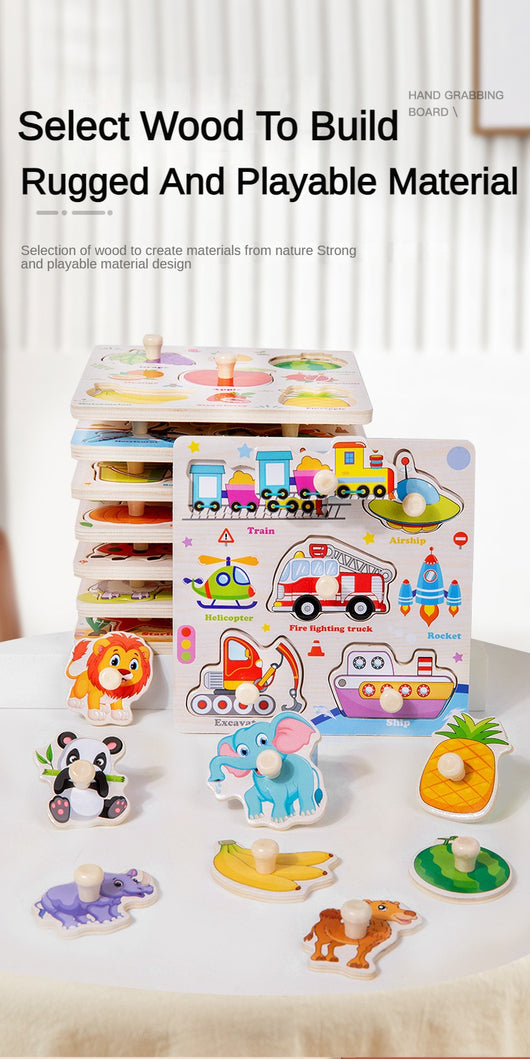 3D Montessori Wooden Puzzle