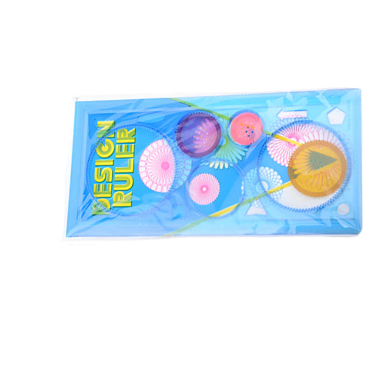 Spirograph Drawing Stencil Set Blue