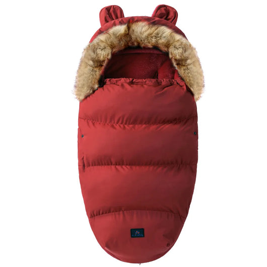 Baby Winter Footmuff Sleeping Bag Dark Red