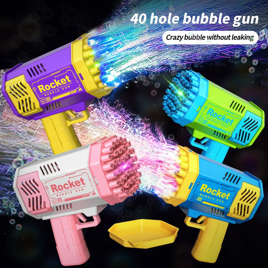 40 Hole Electric Bubble Gun Toy