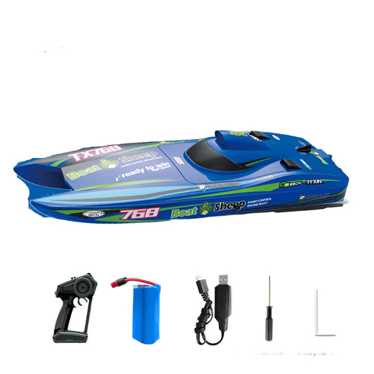 Speedboat RC Watercraft Toys Blue