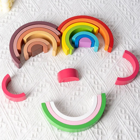 Rainbow Montessori Blocks