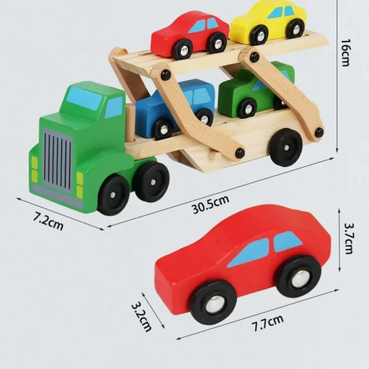 Double Layer Wooden Transporter