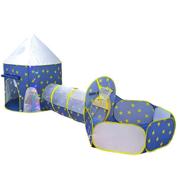 3 in 1 Space Play Tent with Tunnel