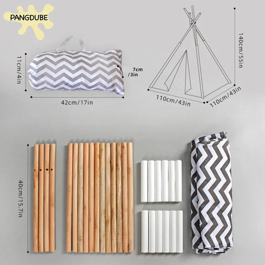 Wooden Tent House