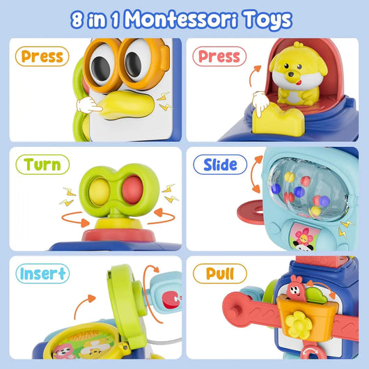 Baby Busy Board Montessori Sensory Toy