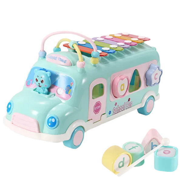 5 in 1 Musical Car Toy Blue