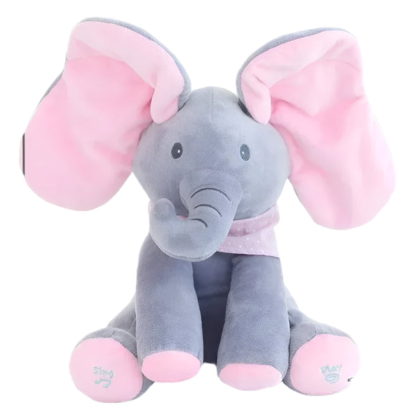 Peekaboo Singing Elephant Plush Toy
