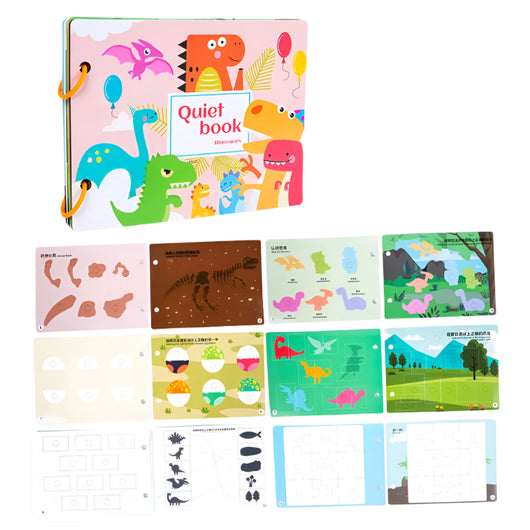 Montessori Busy Book Dinosaur