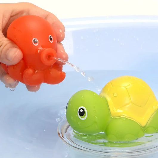 Cartoon Swimming Shark Bath Toys