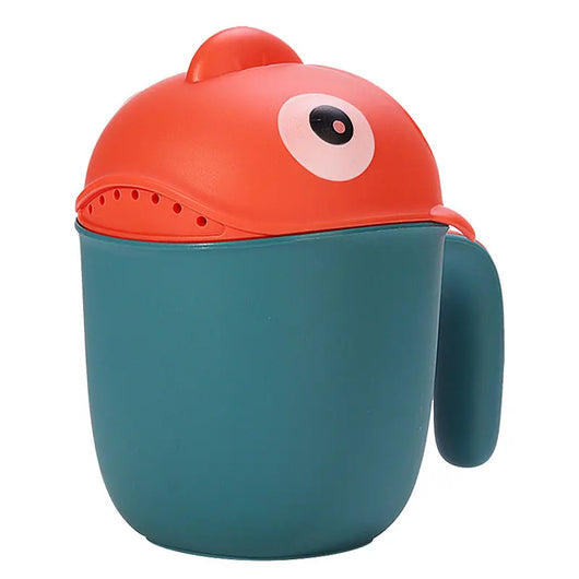 Baby Bath Rinse Cup Orange Green
