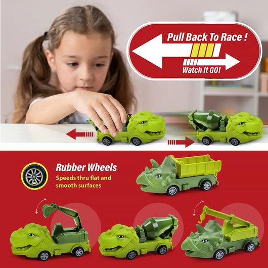 Climbing Electric Engineering Dinosaur Railway Car