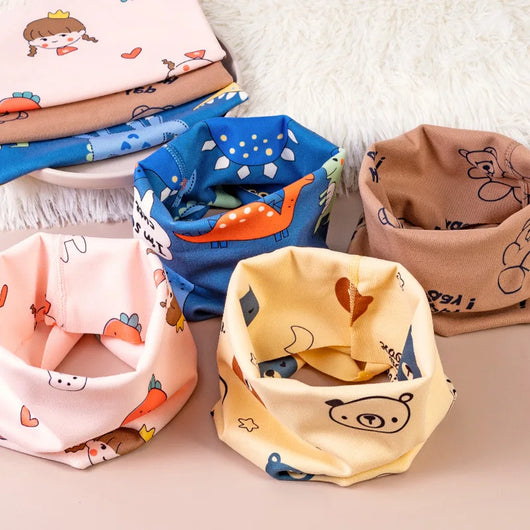 Kids Cartoon Neck Scarf