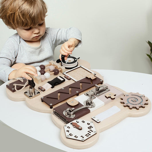 Montessori Bear Busy Board – Double the Fun, Double the Learning