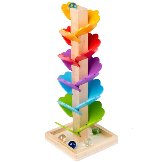 Wooden Rainbow Ball Track – Montessori Music Toy Small