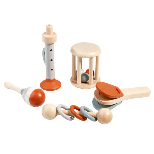 Natural Wooden Rattle Wooden Kit