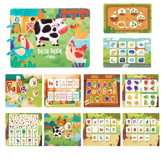Montessori Busy Book Farm