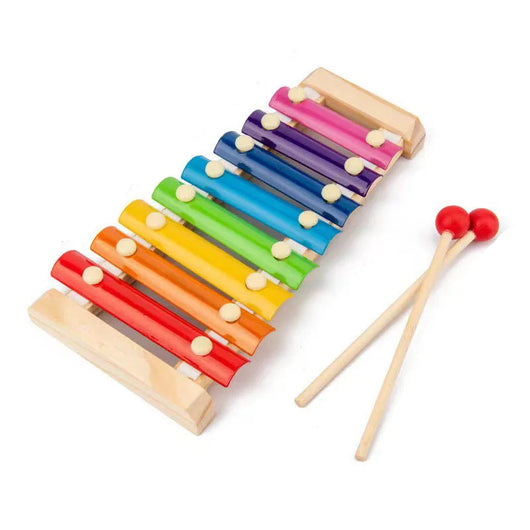 Wooden Geometric Shape Sorting Puzzle Instrument