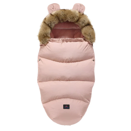 Baby Winter Footmuff Sleeping Bag Dark Pink