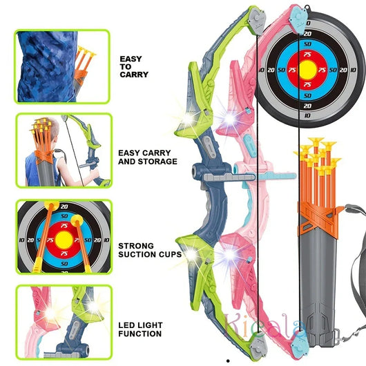 Light Up Kids Bow and Arrow Set