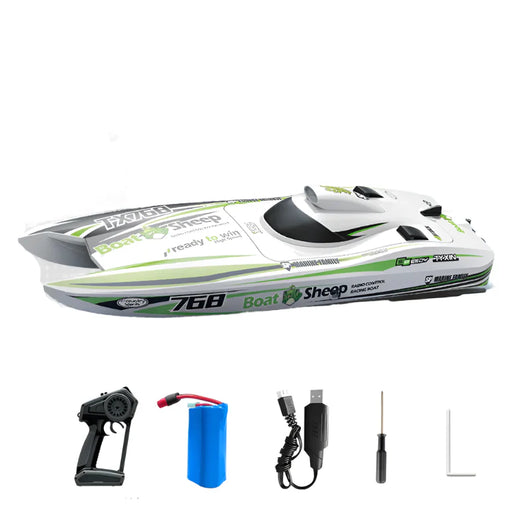 Speedboat RC Watercraft Toys White
