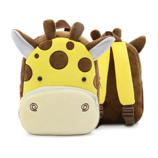 Kids Plush Cartoon Backpack Giraffe