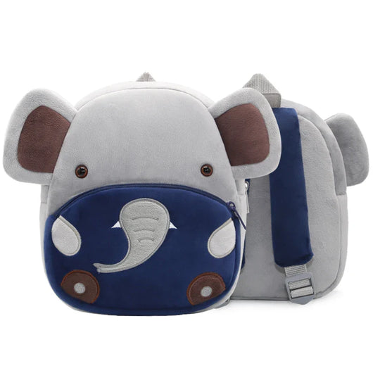 Kids Plush Cartoon Backpack Elephant2