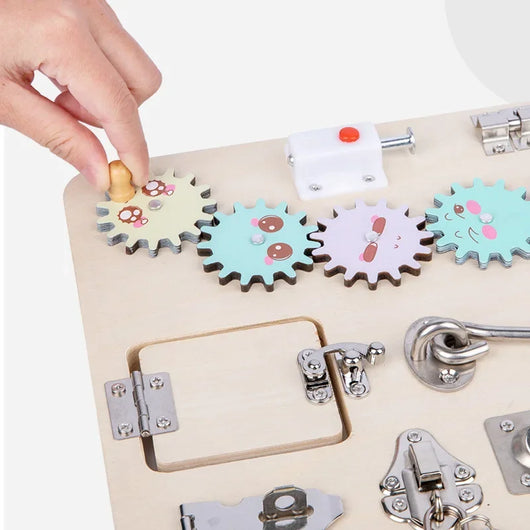 Wooden Montessori Busy Board