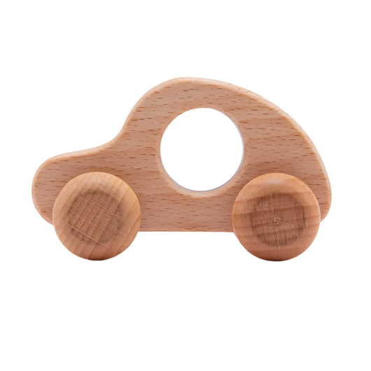 Wooden Dinosaur Car Teether Toy Car