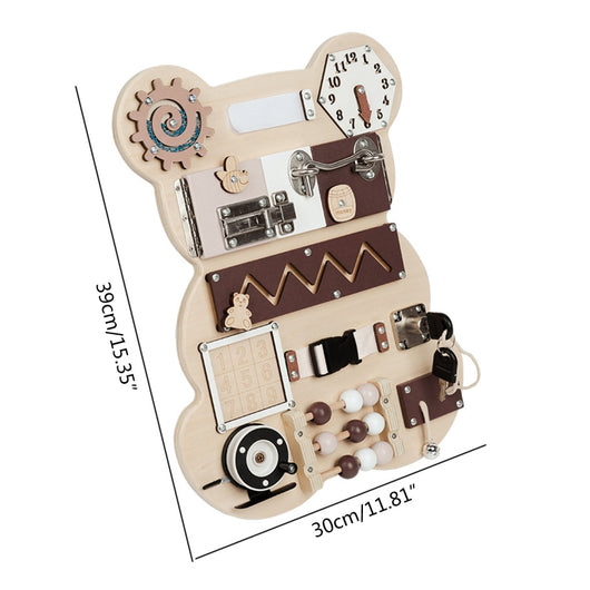 Montessori Bear Busy Board – Double the Fun, Double the Learning