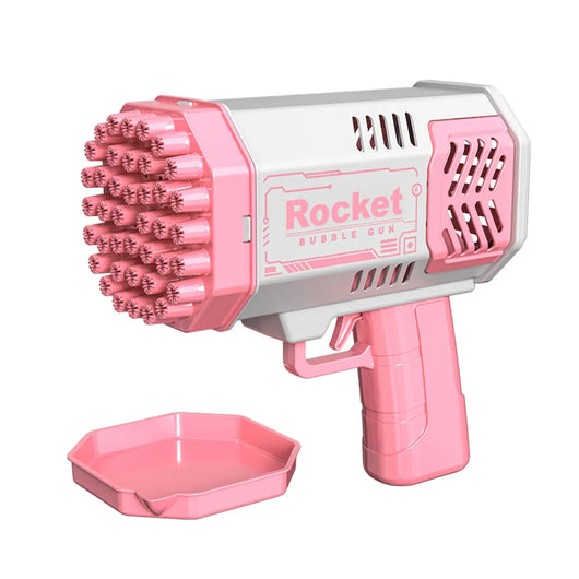 40 Hole Electric Bubble Gun Toy Pink