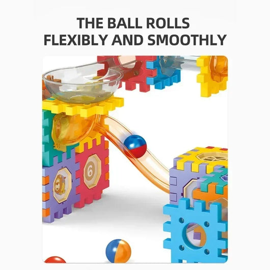 Slide and Marble Run Block Set