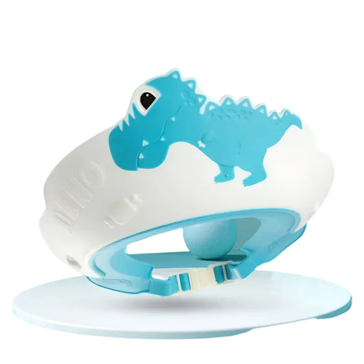 Adjustable Shower Cap Dino Blue
