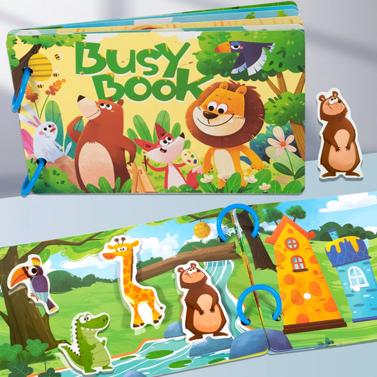 Reusable Montessori Sticker Book