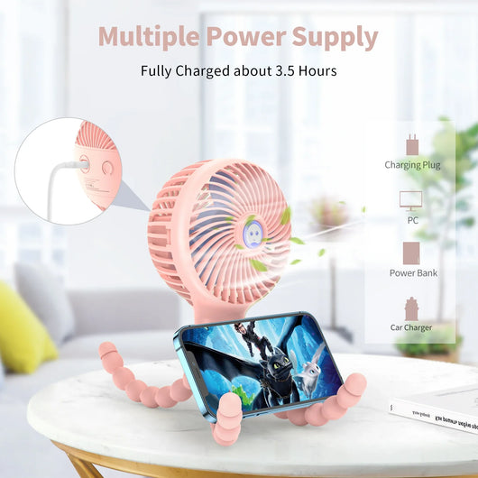 Mini Portable Stroller Fan