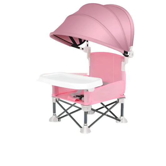 Portable Baby Seat Pink-fluffy