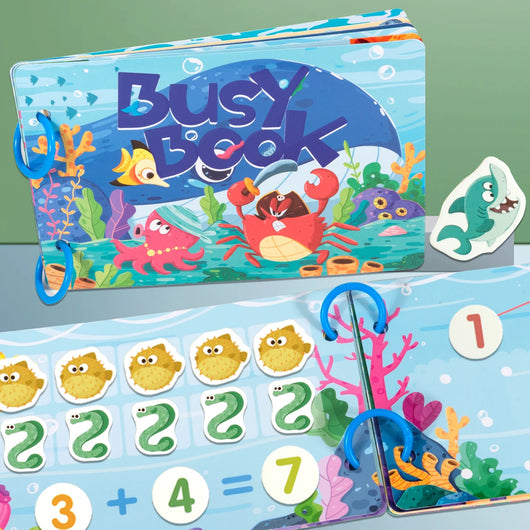 Reusable Montessori Sticker Book