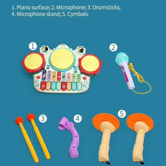 Musical Drum Set Toy