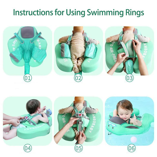 Non Inflatable Swim Float with Canopy