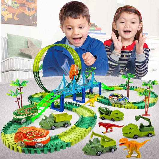 Climbing Electric Engineering Dinosaur Railway Car