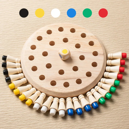 Wooden Memory Match Stick Chess Game