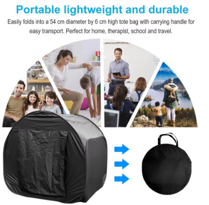 Pop Up Blackout Play Tent